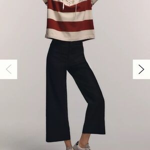 Maeve Black Cropped Pants